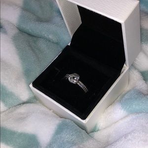 Pandora love knot ring